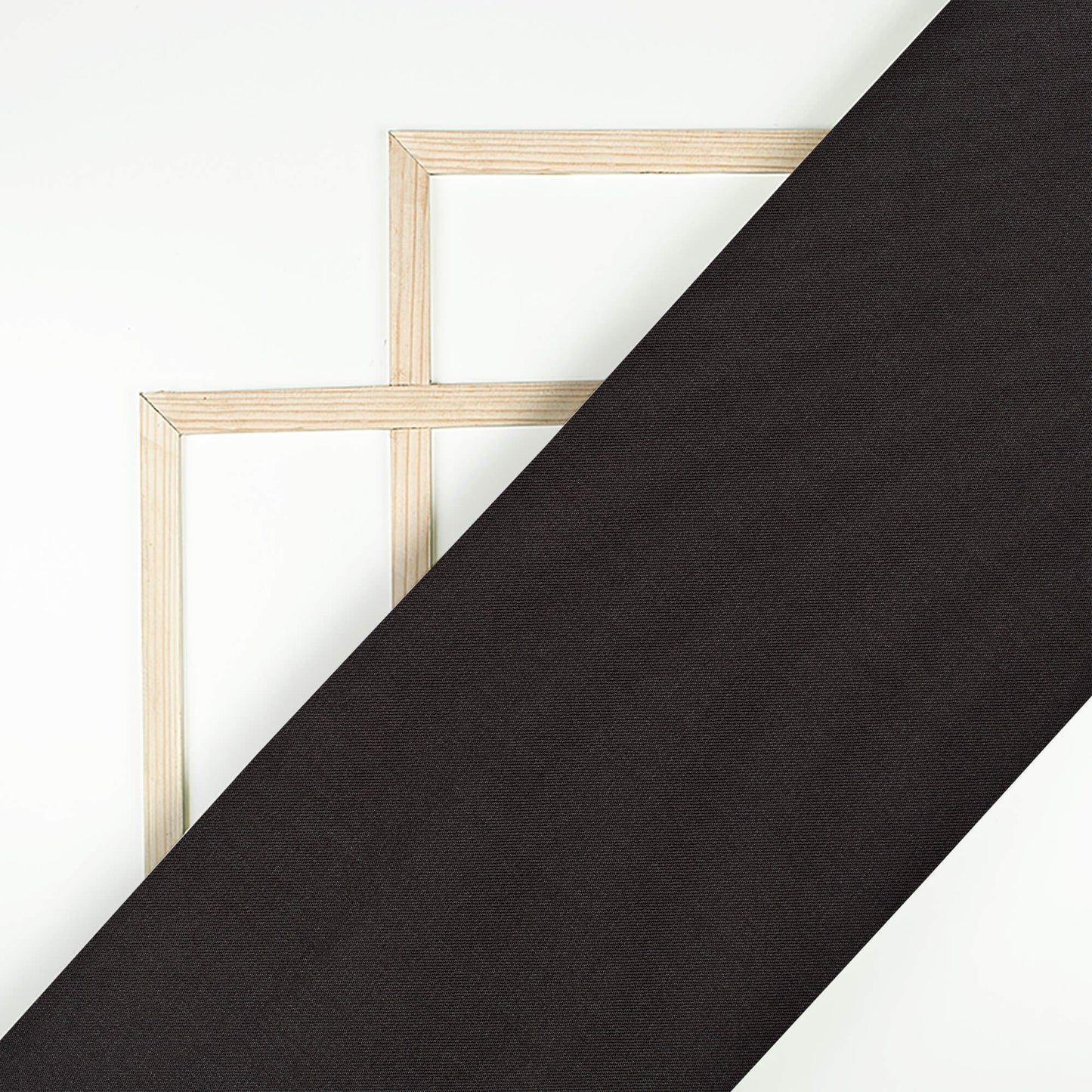 Hickory Brown Plain Luxury Suiting Fabric (Width 58 Inches)