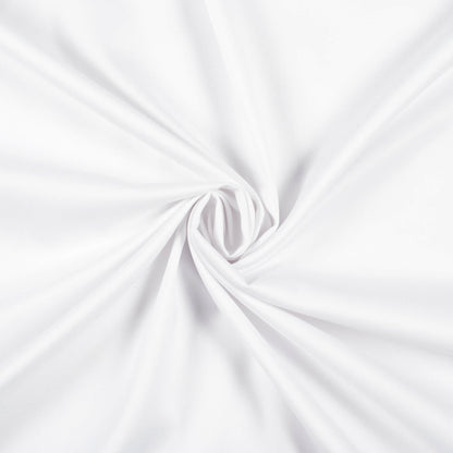 White Plain Luxury Suiting Fabric (Width 58 Inches)