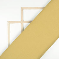 Khaki Brown Plain Luxury Suiting Fabric (Width 58 Inches)