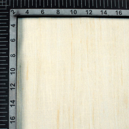 Off White Textured Premium Sheer Fabric (Width 54 Inches)