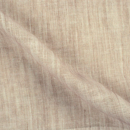 Wheat Brown Textured Premium Sheer Fabric (Width 54 Inches)