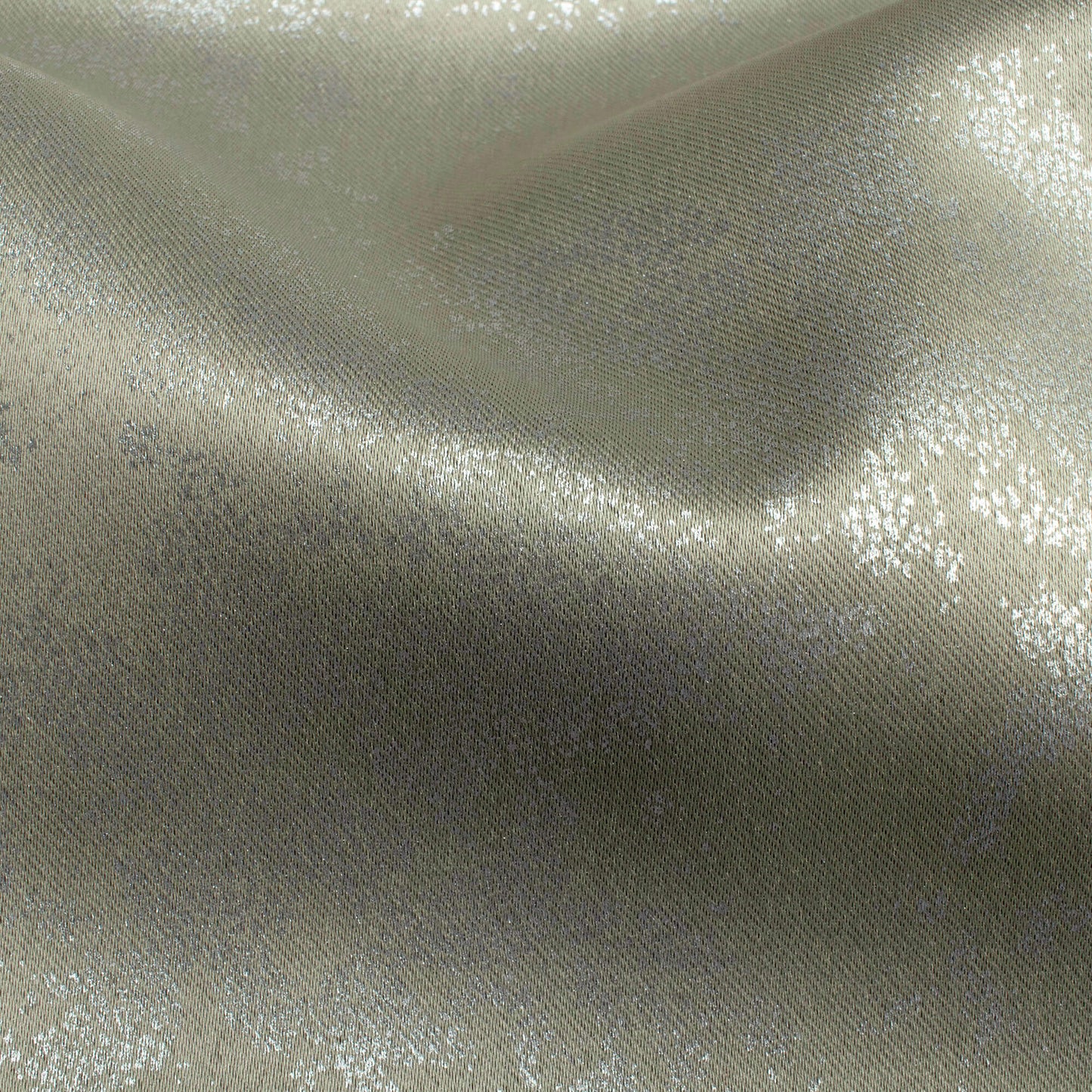 Dolphin Grey Abstract Pattern Silver Foil Premium Curtain Fabric (Width 54 Inches)