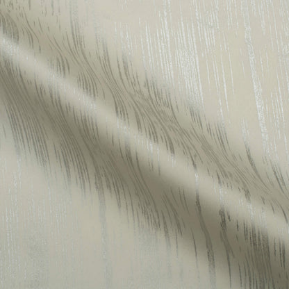 White Textured Silver Foil Premium Curtain Fabric (Width 54 Inches)