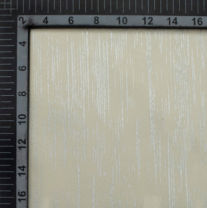 White Textured Silver Foil Premium Curtain Fabric (Width 54 Inches)