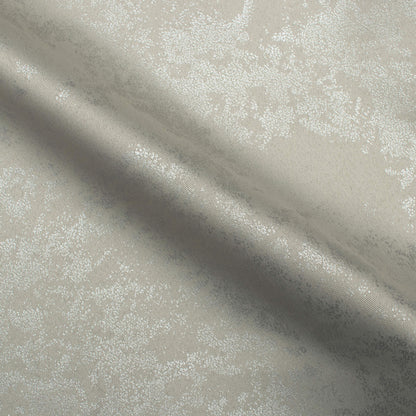 Rino Grey Abstract Pattern Silver Foil Premium Curtain Fabric (Width 54 Inches)
