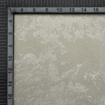 Rino Grey Abstract Pattern Silver Foil Premium Curtain Fabric (Width 54 Inches)