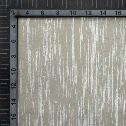 Rino Grey Textured Silver Foil Premium Curtain Fabric (Width 54 Inches)