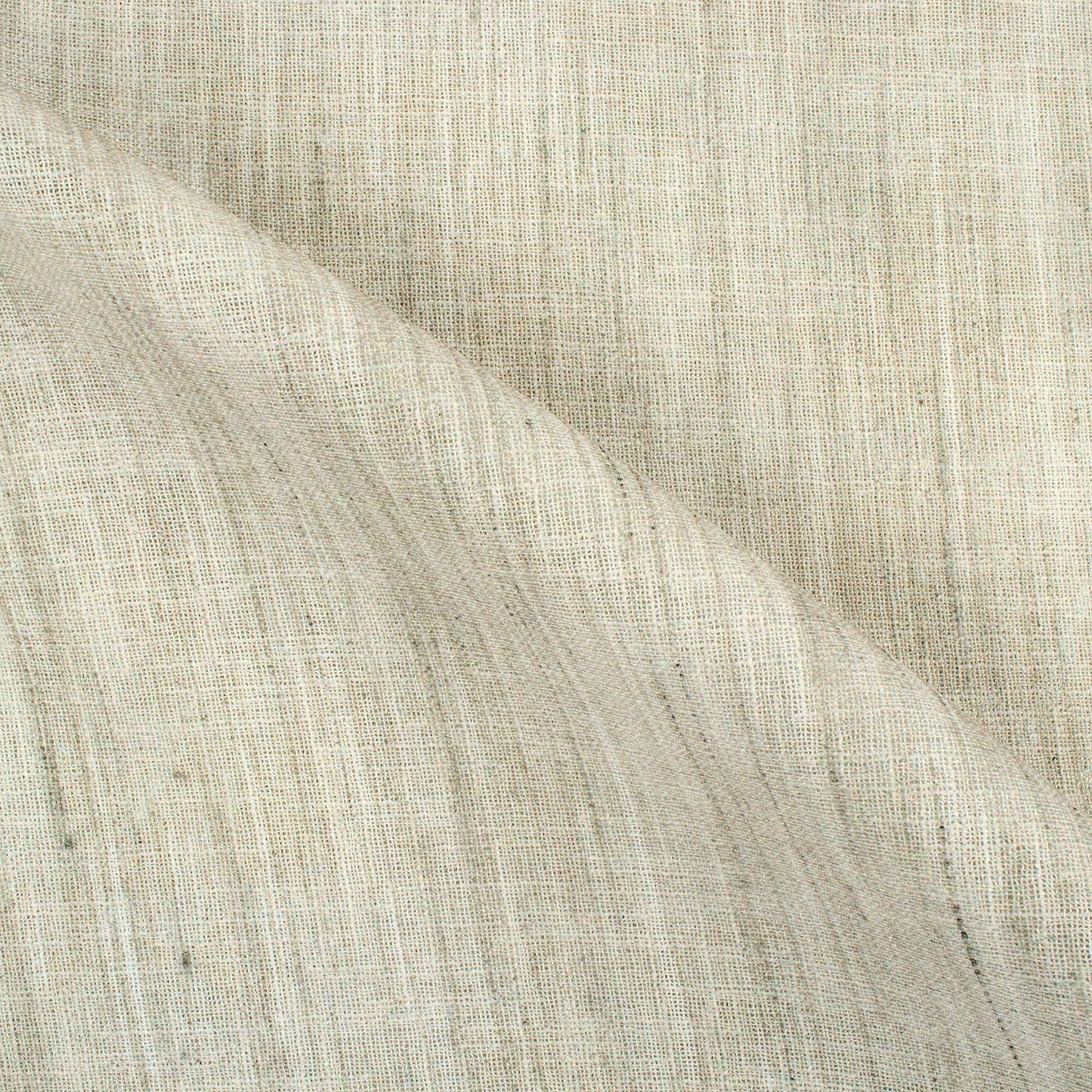 Rino Grey Textured Premium Sheer Fabric (Width 54 Inches)