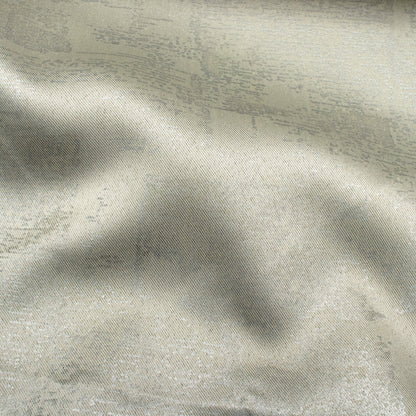 Rino Grey Abstract Pattern Silver Foil Premium Curtain Fabric (Width 54 Inches)
