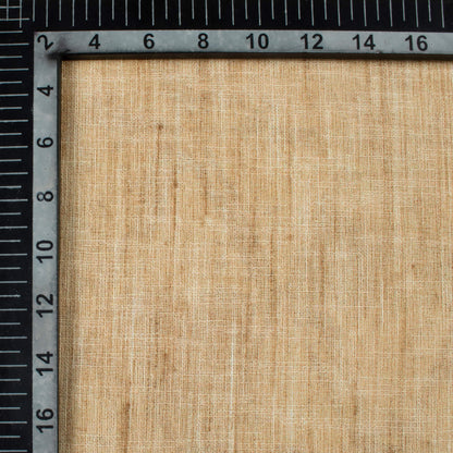 Camel Brown Textured Premium Sheer Fabric (Width 54 Inches)