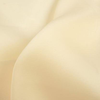 Off White Plain Imported Satin Fabric