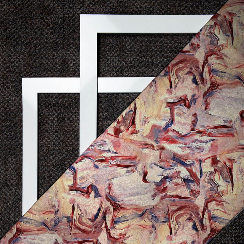 Digital Abstract Print On American Crepe Fabric