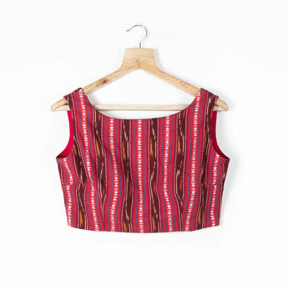 Ikkat Cotton Blouse