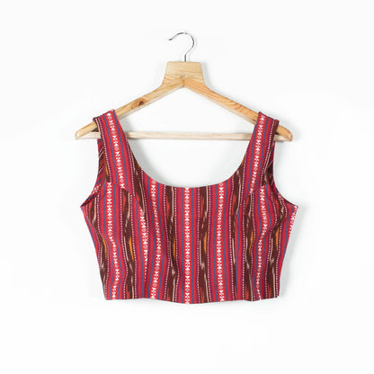 Ikkat Cotton Blouse
