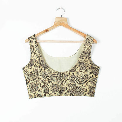 Kalamkrii Printed Silk Blouse