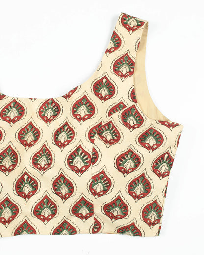 Dabu Printed Cotton Blouse