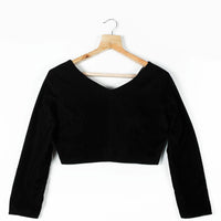 Black Velvet Blouse