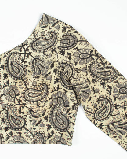 Kalamkrii Printed Silk Blouse