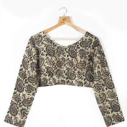 Kalamkrii Printed Silk Blouse