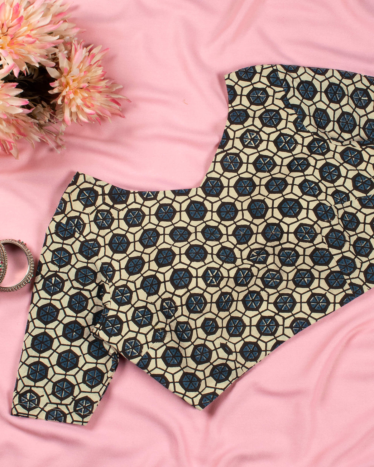 Dabu Printed Cotton Blouse