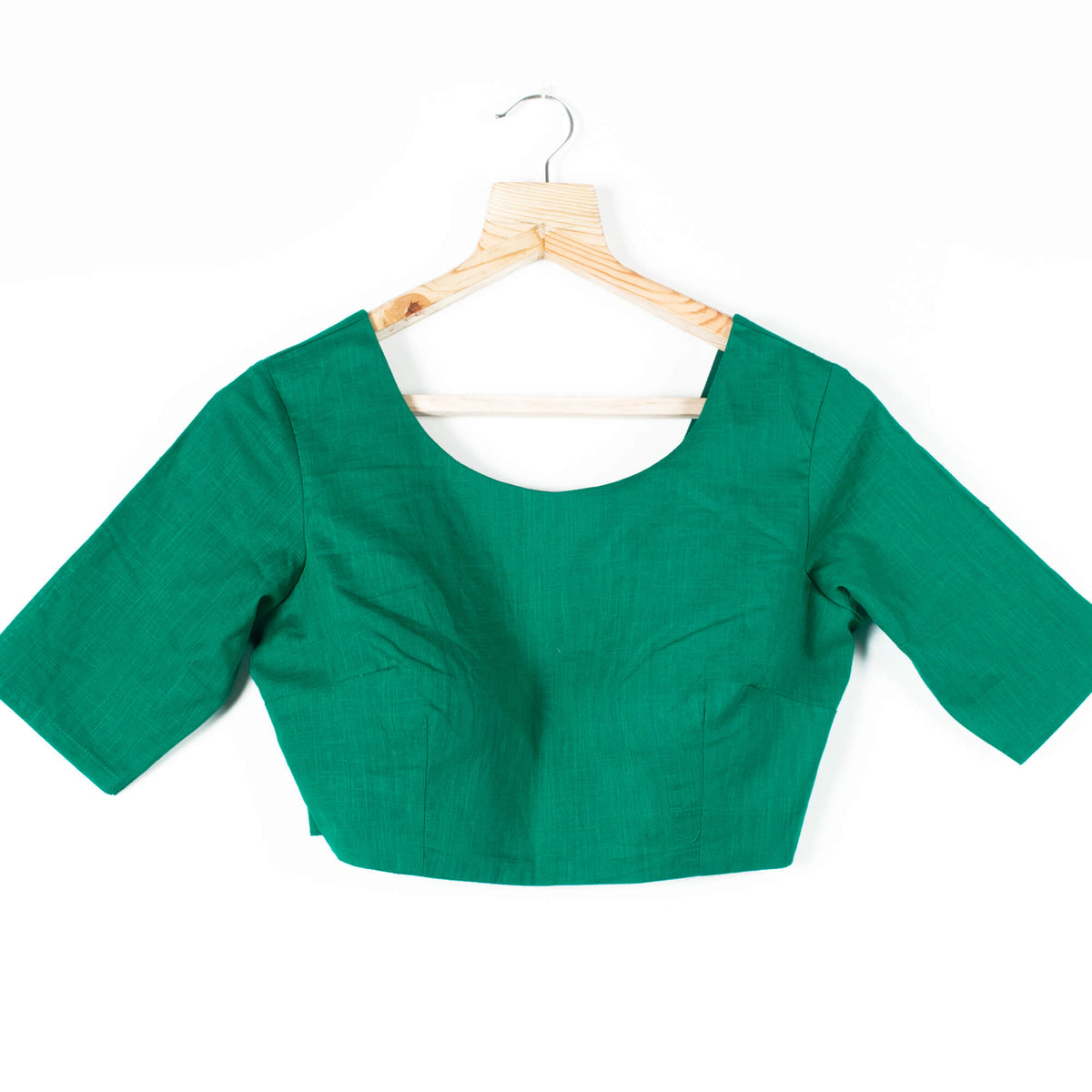 Green Cotton Blouse