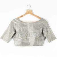 Checks Lurex Banarasi Chanderi Blouse