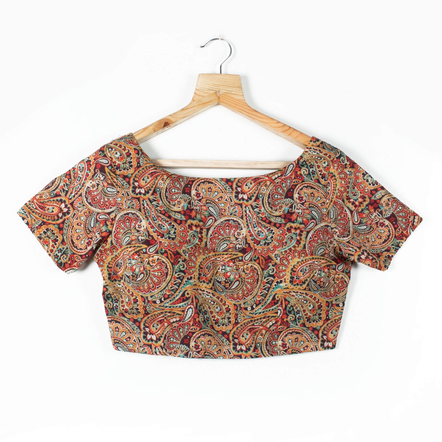 Paisley Printed Cambric Blouse
