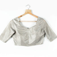 Checks Lurex Banarasi Chanderi Blouse