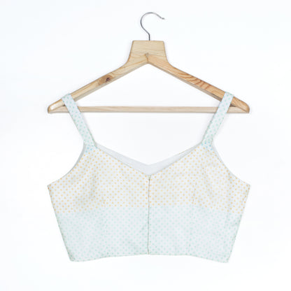 Polka Dots Printed Strappy Blouse