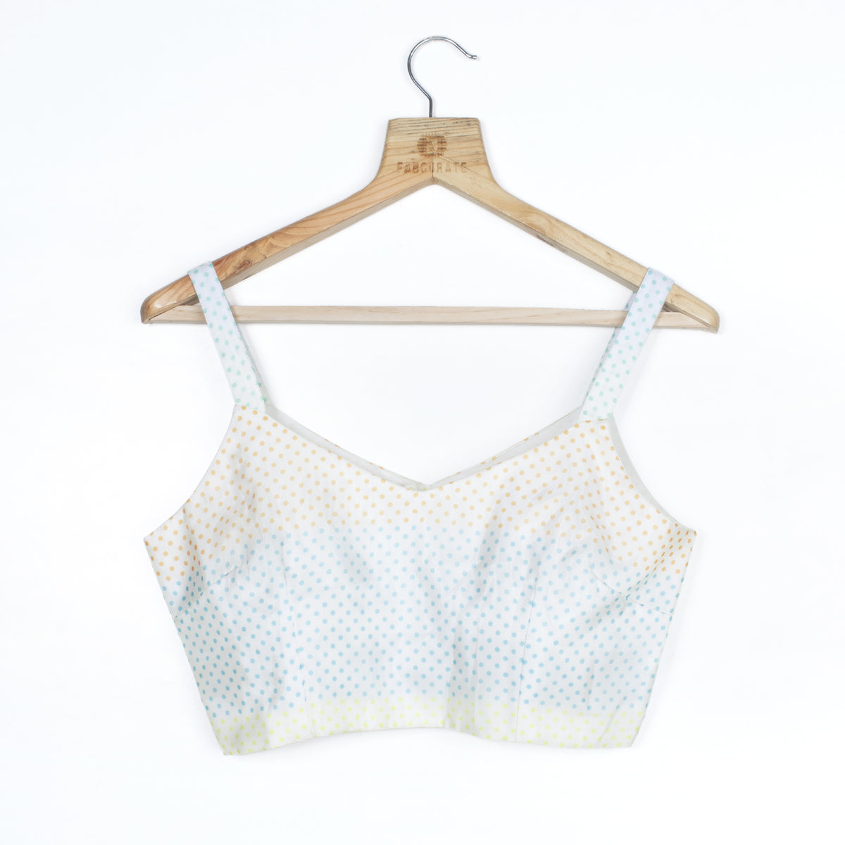 Polka Dots Printed Strappy Blouse