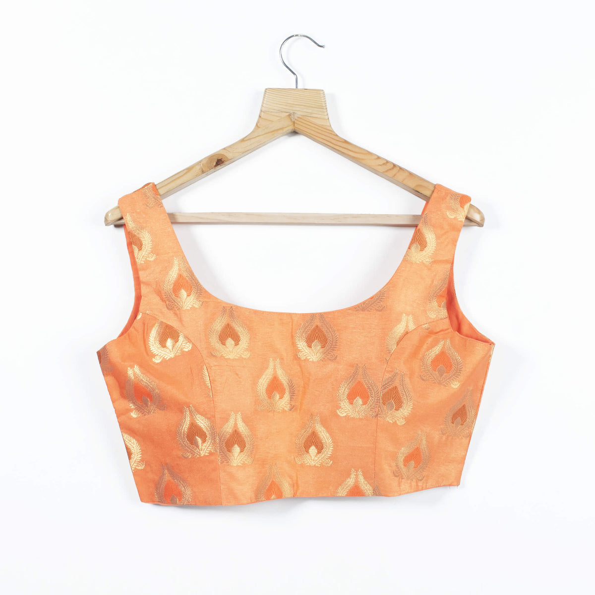 Ethnic Zari Jacquard Banarasi Silk Blouse