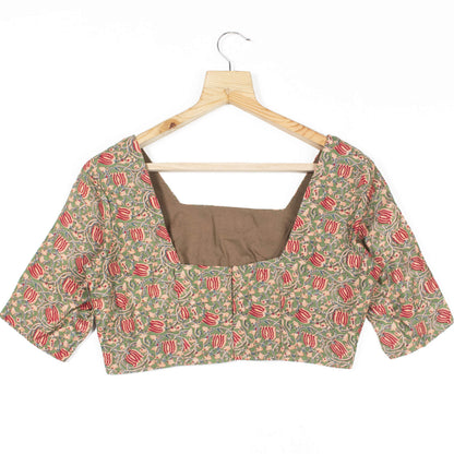 Kalamkrii Printed Viscose Muslin Blouse