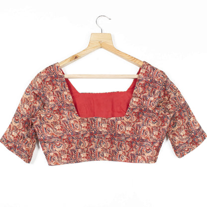 Floral Printed Viscose Silk Blouse