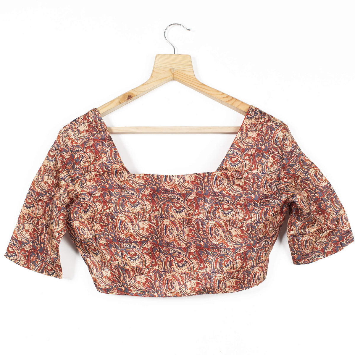 Floral Printed Viscose Silk Blouse