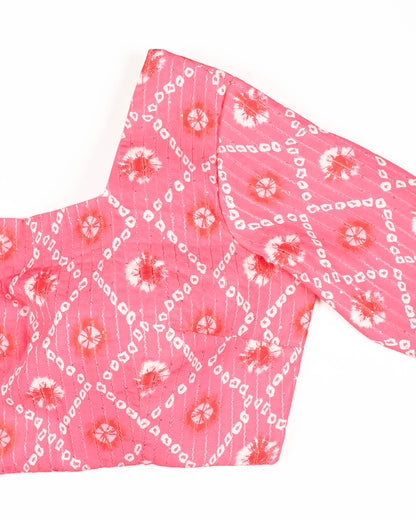 Bandhanii Printed Sequins Crepe Blouse