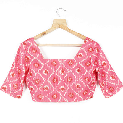 Bandhanii Printed Sequins Crepe Blouse