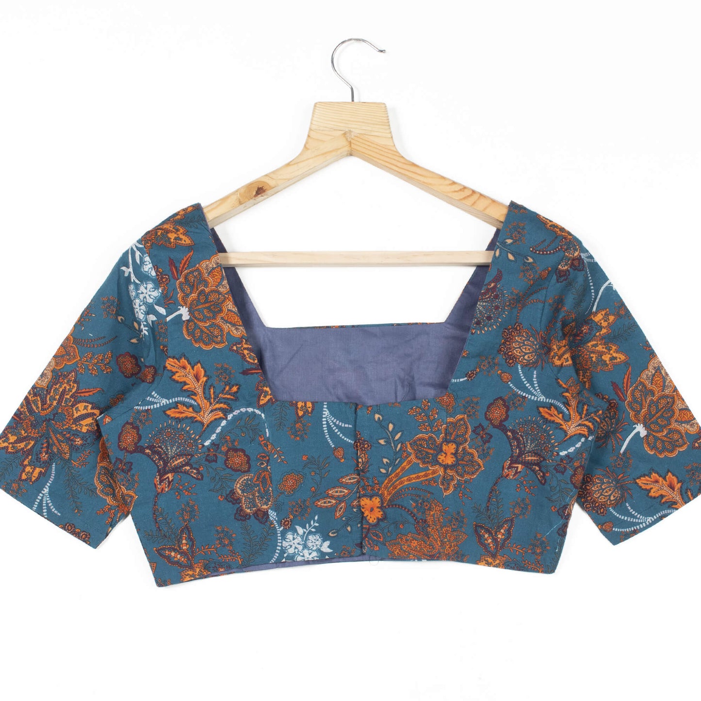 Floral Printed Cambric Blouse