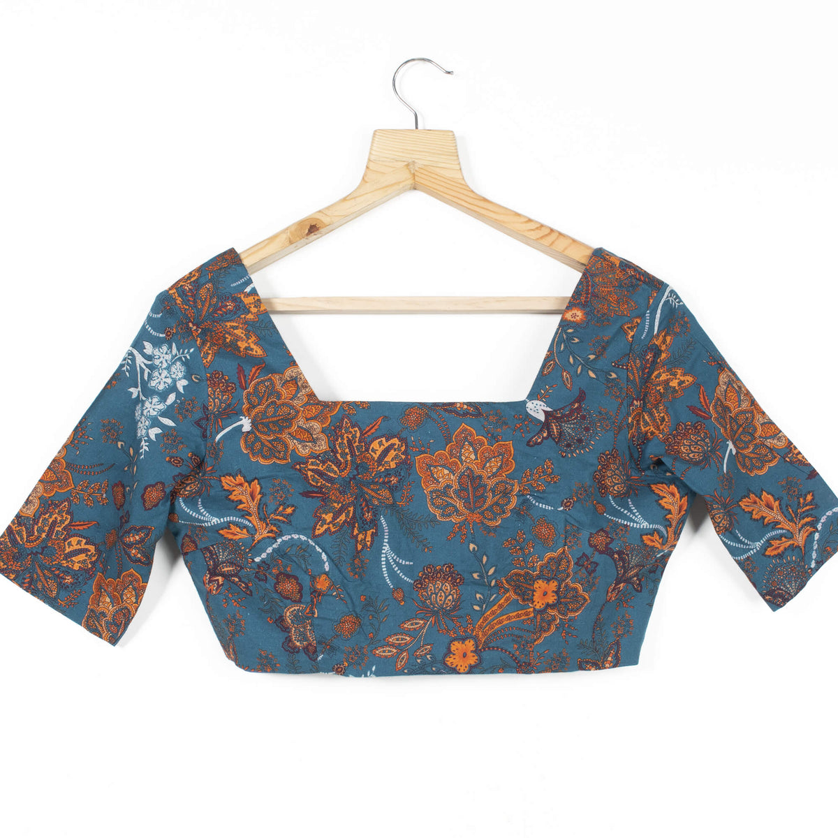 Floral Printed Cambric Blouse