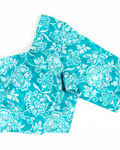 Floral Printed Cambric Blouse