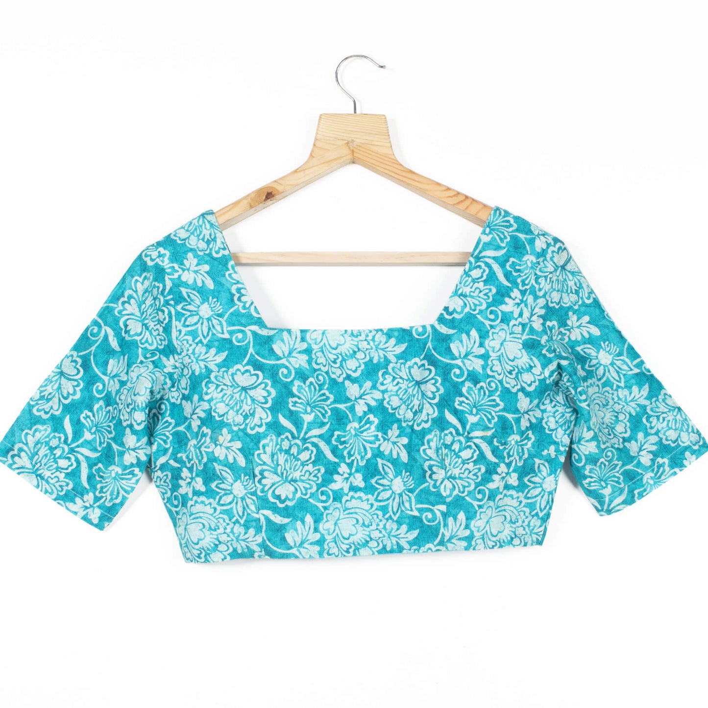 Floral Printed Cambric Blouse