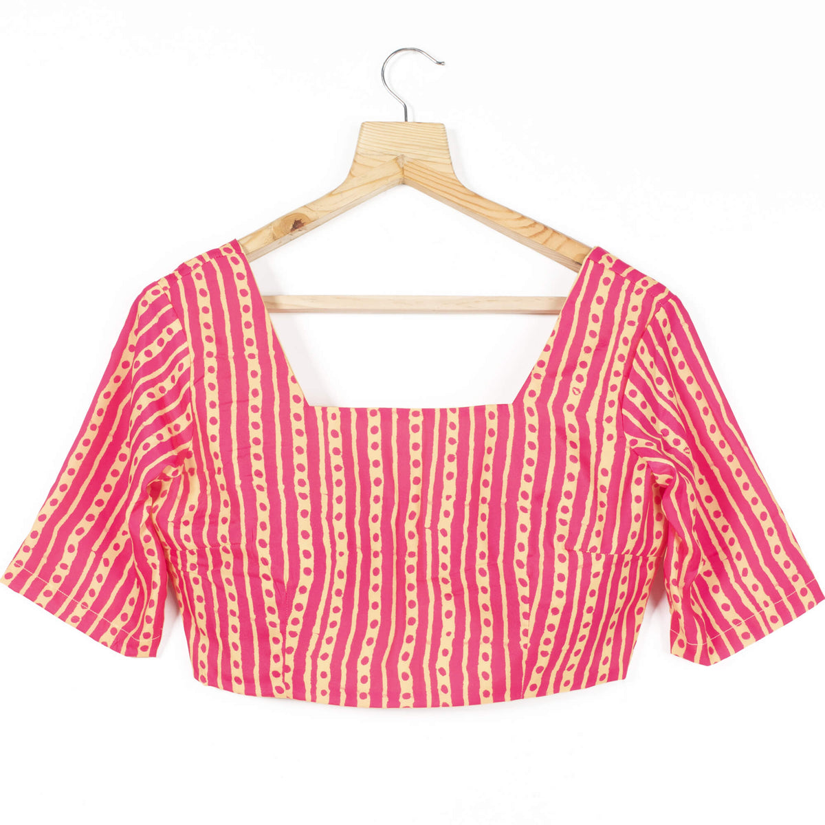 Stripes Printed Crepe Blouse