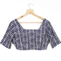 Stripes Printed Crepe Blouse