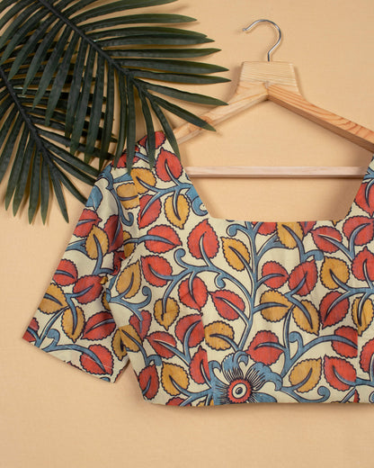 Kalamkrii Printed Rayon Blouse