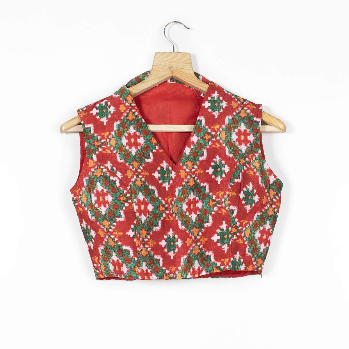 Patolaa Printed Muslin Collar Blouse