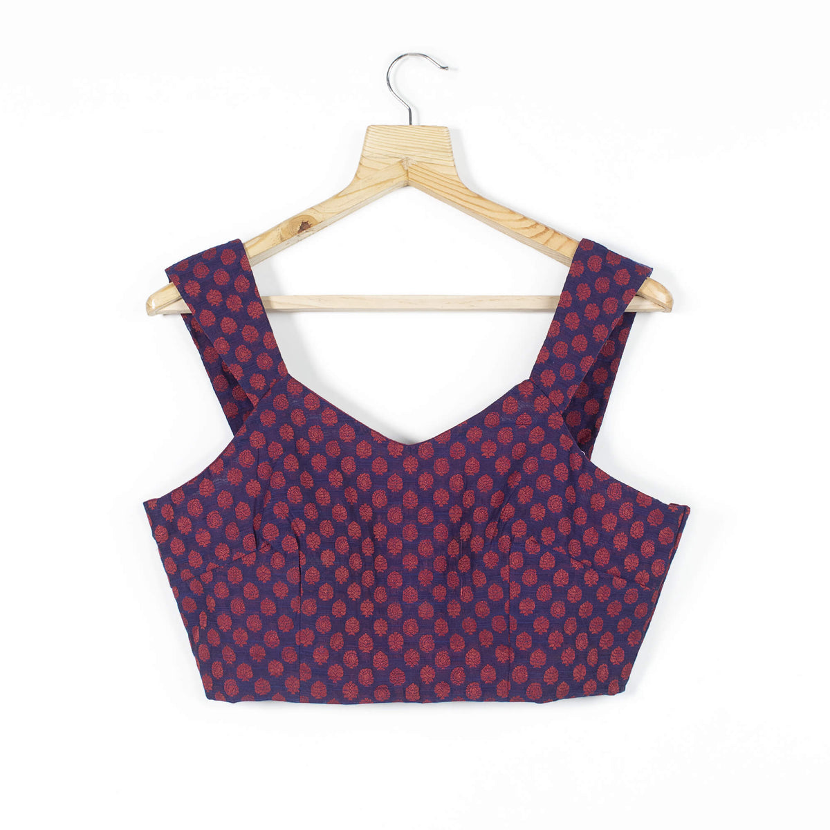 Booti Dual Tone Jacquard Chanderi Blouse