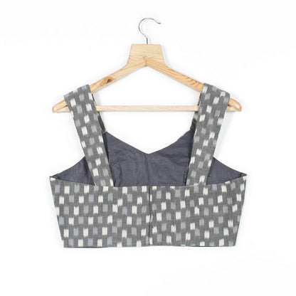 Mercerised Ikkat Cotton Blouse