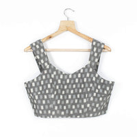 Mercerised Ikkat Cotton Blouse