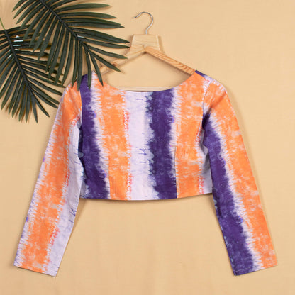 Shiiborii Printed Poplin Blouse