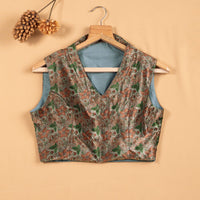 Floral Velvet Blouse