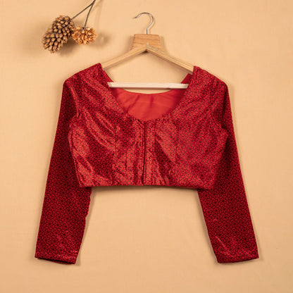 Floral Velvet Blouse